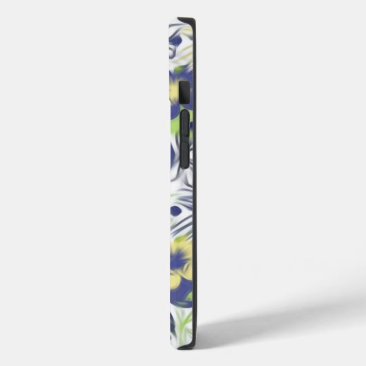 Abstrakte Blume Case-Mate iPhone Hülle (Rückseite / Links)