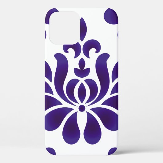 Abstrakte Blume dekorative Ornamenterdamm Case-Mate iPhone Hülle (Rückseite)