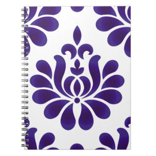 Abstrakte Blume dekorative Ornamenterdamm Notizblock