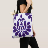 Abstrakte Blume dekorative Ornamenterdamm Tasche (Von Nahem)