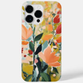Abstrakte Blume Design florale Kunst Case-Mate iPhone Hülle (Rückseite)