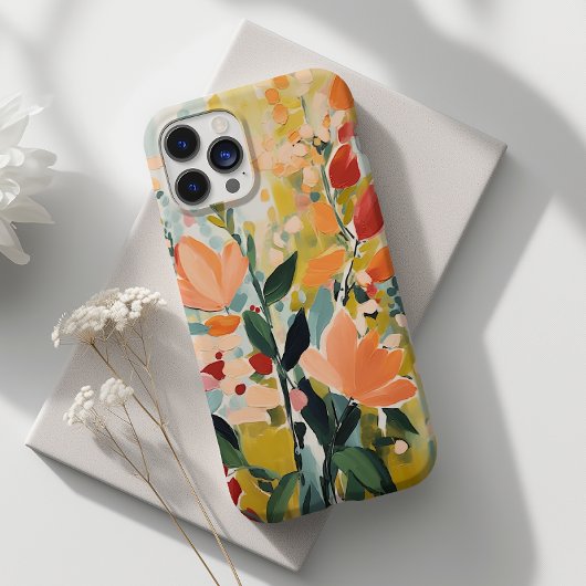 Abstrakte Blume Design florale Kunst Case-Mate iPhone Hülle