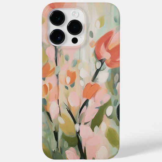 Abstrakte Blume Design florale Kunst Case-Mate iPhone Hülle (Rückseite)