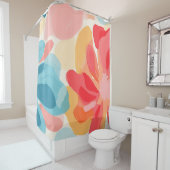 Abstrakte Blume Duschvorhang (Beispiel)