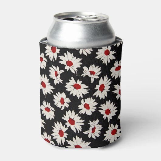 Abstrakte Blume, ein künstlerisches Wasserfarbmust Dosenkühler (Kanne Vorderseite)