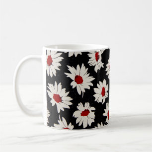 Abstrakte Blume, ein künstlerisches Wasserfarbmust Kaffeetasse