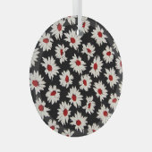 Abstrakte Blume, ein künstlerisches Wasserfarbmust Ornament Aus Glas (Vorderseite Rechts)