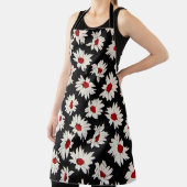 Abstrakte Blume, ein künstlerisches Wasserfarbmust Schürze (InSitu)