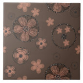 Abstrakte Blume Fliese (Vorderseite)