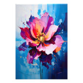 Abstrakte Blume Fotodruck (Vorne)
