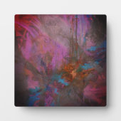 Abstrakte Blume Fotoplatte (Vorderseite)