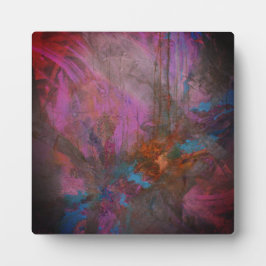 Abstrakte Blume Fotoplatte