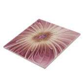 Abstrakte Blume Fraktal Kunst und Schatten Burgund Fliese (Seite)