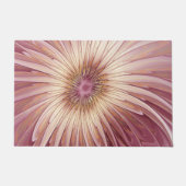 Abstrakte Blume Fraktal Kunst und Schatten Burgund Fußmatte (Vorderseite)