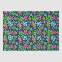 Abstrakte Blume für Feuerwerkskörper - Themenpapie Seidenpapier