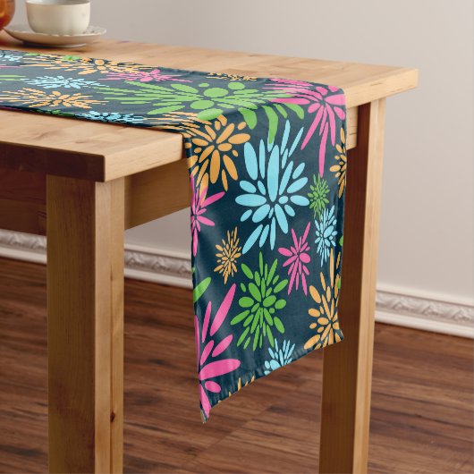 Abstrakte Blume für Feuerwerkskörper Tischläufer (Beispiel)