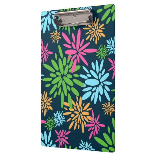 Abstrakte Blume für Feuerwerkskörper Zwischenablag Klemmbrett (Links)