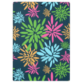 Abstrakte Blume für Feuerwerkskörper Zwischenablag Klemmbrett (Rückseite)