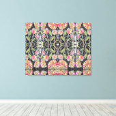 Abstrakte Blume für gemischte Medien Leinwanddruck (Insitu (Holzboden))