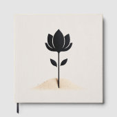Abstrakte Blume Gästebuch (Vorderseite)