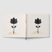 Abstrakte Blume Gästebuch (Voll)