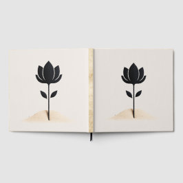 Abstrakte Blume Gästebuch