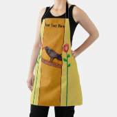 Abstrakte Blume Gelb auf Zweigstellen Schürze (InSitu)