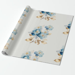 Abstrakte Blume Geschenkpapier