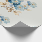 Abstrakte Blume Geschenkpapier (Ecke)