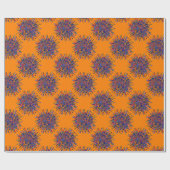 Abstrakte Blume Geschenkpapier (Flach)