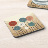 Abstrakte Blume Getränkeuntersetzer (Linke Seite)