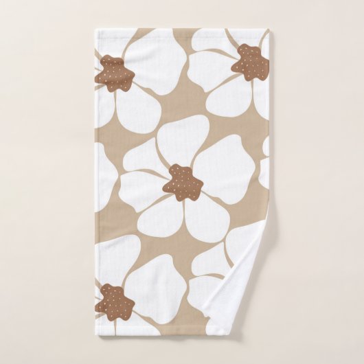 Abstrakte Blume Glam #2 #decor #art Badhandtuch Set (Handtuch)