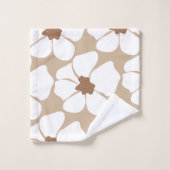 Abstrakte Blume Glam #2 #decor #art Badhandtuch Set (Waschlappen)