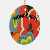 Abstrakte Blume, Hinzufügen, Bearbeiten Keramik Ornament (Rechts)