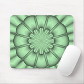 Abstrakte Blume in blassgrün Mousepad (Mit Mouse)