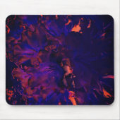 Abstrakte Blume in gotischer lila Wirkung unterget Mousepad (Vorne)