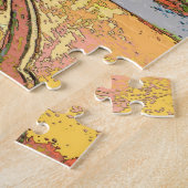 Abstrakte Blume in Tabelle Puzzle (Seite)