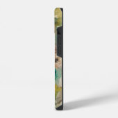 Abstrakte Blume iPhone Hülle (Linke Seite)