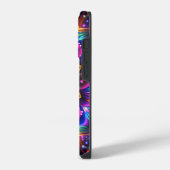 Abstrakte Blume iPhone Hülle (Linke Seite)