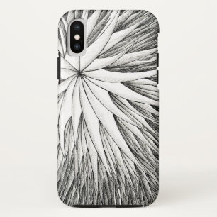 Abstrakte Blume - iPhone/iPad-Gehäuse iPhone X Hülle