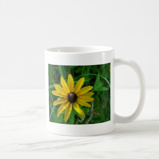Abstrakte Blume Kaffeetasse (Rechts)