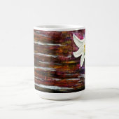 Abstrakte Blume Kaffeetasse (Mittel)