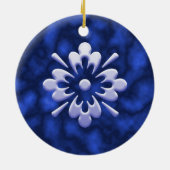 Abstrakte Blume Keramikornament (Hinten)