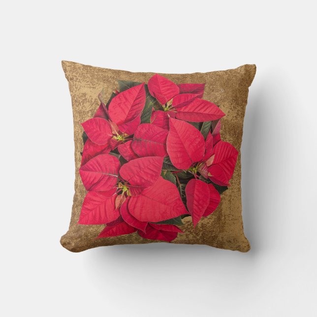 Abstrakte Blume Kissen (Vorderseite)