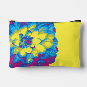 Abstrakte Blume kleines Accessoire-Täschchen Zubehörtasche