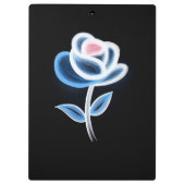 Abstrakte Blume Klemmbrett (Rückseite)