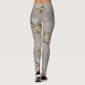 Abstrakte Blume Leggings (Rückseite)