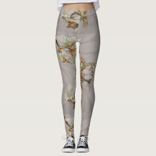Abstrakte Blume Leggings