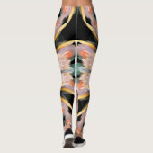 Abstrakte Blume Leggings (Rückseite)