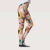 Abstrakte Blume Leggings (Rechts)